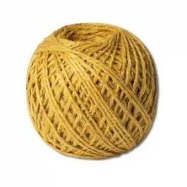 Шпагат джутовый ШД 1,2 ктекс П 2 пол. 2-ниточный в боб. по 150 м желтый