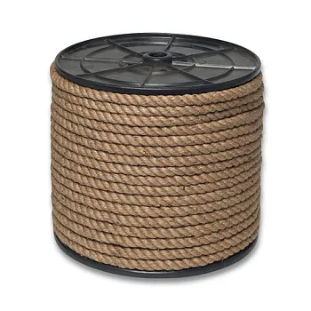 Веревка джутовая Д кр.3-прядн.d. 14 мм на кат. 200 мм