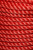 Канат полистиловый ПсТ тросовой свивки 3-прядн.d.  22,0 мм, 220 м. красный